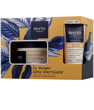 Phyto Nutrition Masque Ultra Nourrissant 200 ml + Shampoing Nourrissant 50 ml Offert