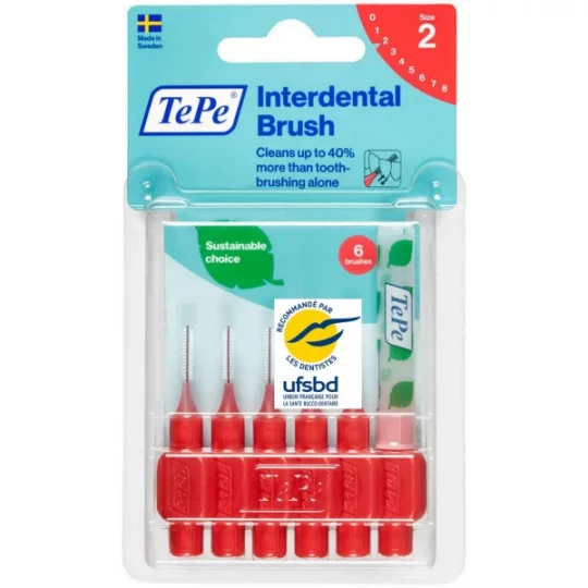 TePe Brossettes Interdentaires 0,5 mm x 6