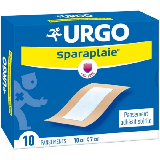 Urgo SparaPlaie Pansement Adhésif Stérile 10 cm x 7 cm