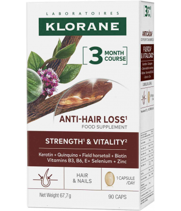 Klorane Antichute Force et Vitalité Capsules x 90