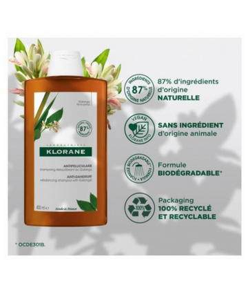 Klorane Shampoing au Galanga Antipelliculaire