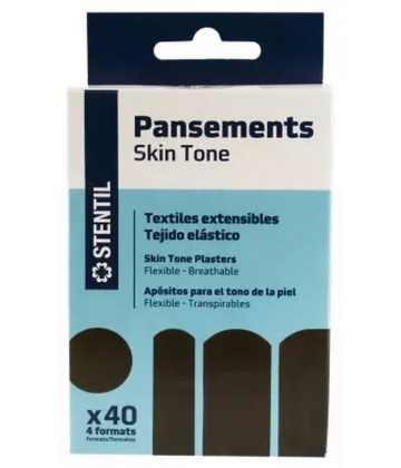 Stentil Skin Tone Pansements Textiles Extensibles x 40