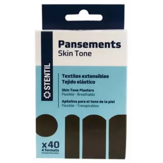 Stentil Skin Tone Pansements Textiles Extensibles x 40