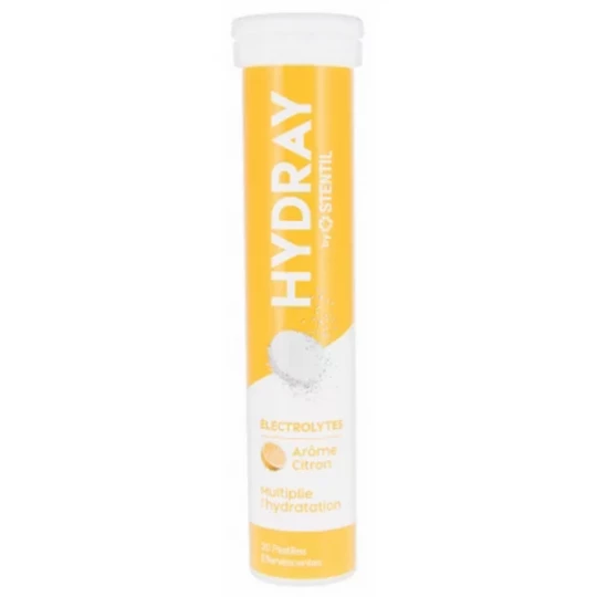 Stentil HYDRAY Électrolytes Solution d'Hydratation Pastilles Effervescentes x 20 - image 2