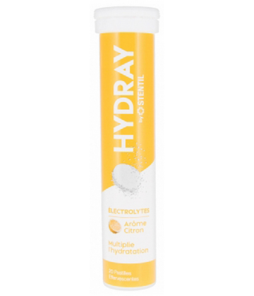 Stentil HYDRAY Électrolytes Solution d'Hydratation Pastilles Effervescentes x 20 - image 2
