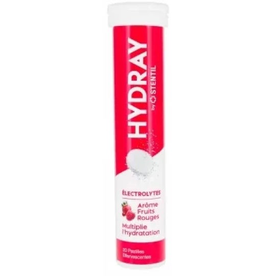 Stentil HYDRAY Électrolytes Solution d'Hydratation Pastilles Effervescentes x 20 - image 3