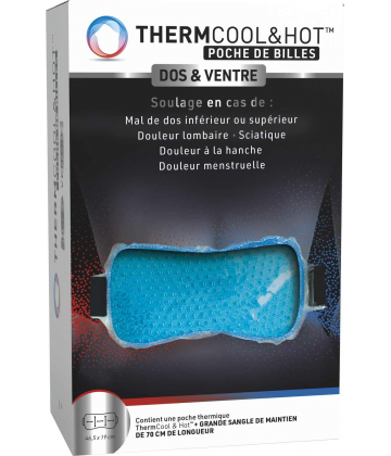 Thermcool & Hot Poche Bille Dos & Ventre
