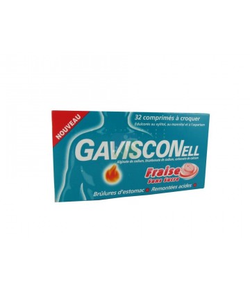 Gavisconell Fraise sans sucre x32 NSFP