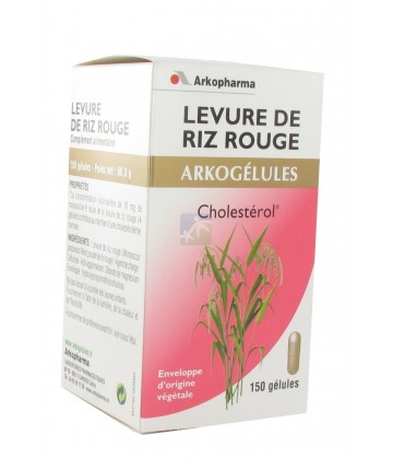 Arkogélules Levure de riz rouge x 150 + Arkogélules Coenzyme Q10 OFFERT