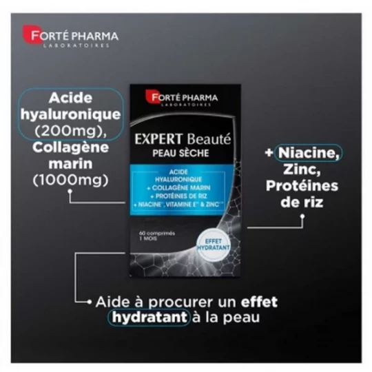 Forté Pharma Expert Beauté Peau Sèche Comprimés x 60 - image 2