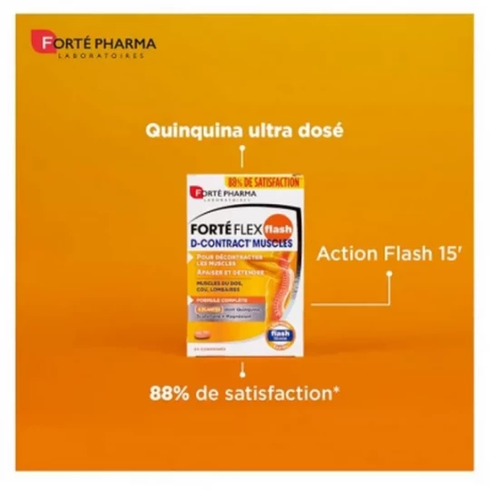 Forté Pharma Forté Flex Flash D-Contract' Muscles Comprimés Lot de 2 x 20 - image 2