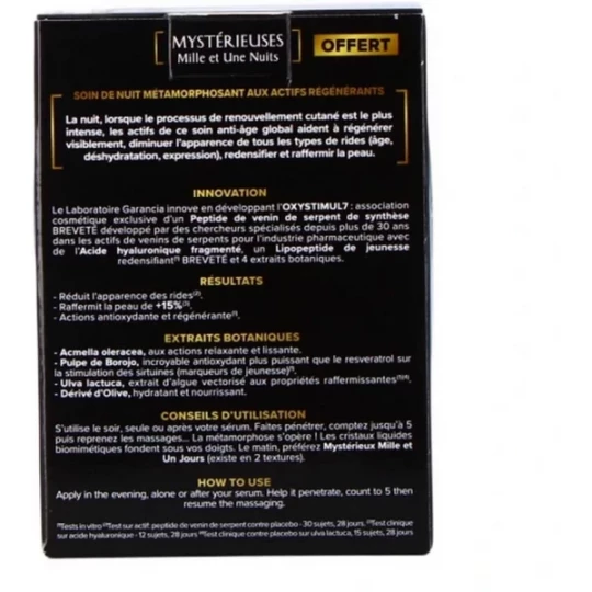 Garancia Mystérieux Mille et Un Jours Crème de Jour 30 ml + Crème de Nuit 10 ml Offerte - image 2