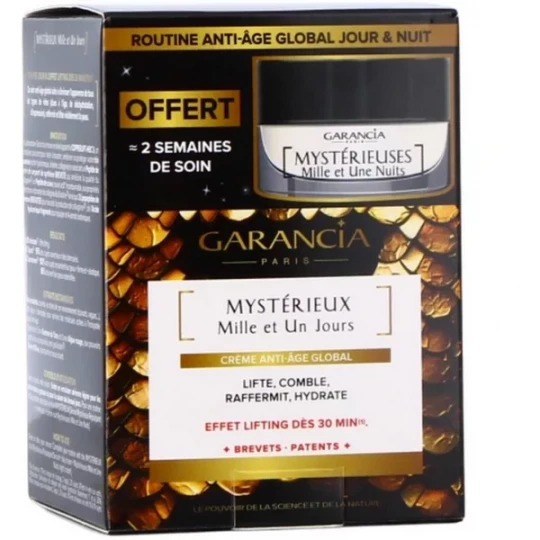 Garancia Mystérieux Mille et Un Jours Crème de Jour 30 ml + Crème de Nuit 10 ml Offerte