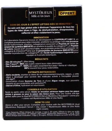 Garancia Mystérieuses Mille et Une Nuits Crème de Nuit Anti-âge 30 ml + Crème de Jour 10 ml Offerte