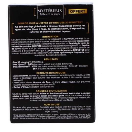 Garancia Mystérieuses Mille et Une Nuits Crème de Nuit Anti-âge 30 ml + Crème de Jour 10 ml Offerte - image 2