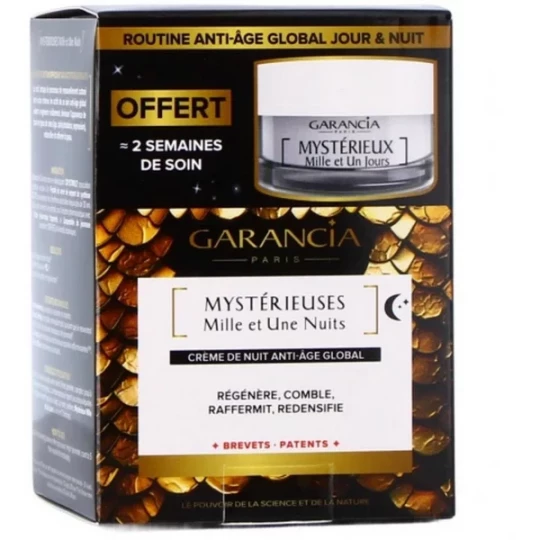 Garancia Mystérieuses Mille et Une Nuits Crème de Nuit Anti-âge 30 ml + Crème de Jour 10 ml Offerte