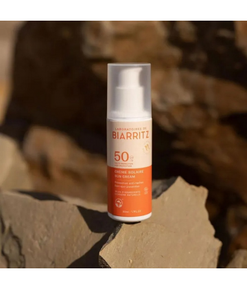 Laboratoires de Biarritz Alga Maris Crème Solaire Visage SPF50 Bio 50 ml