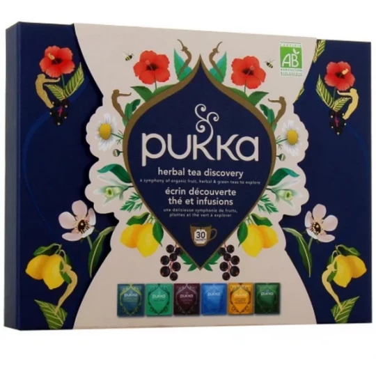 Pukka Ecrin Découverte Thé et Infusions Sachets x 30