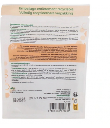 Ladrome Propolis Ravintsara Gomme 45 g