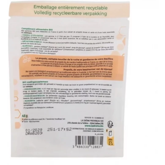 Ladrome Propolis Ravintsara Gomme 45 g - image 2