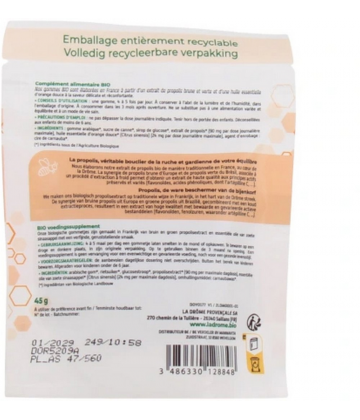 Ladrome Propolis Orange Gomme 45 g