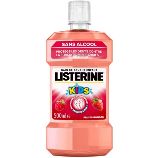 Listerine Bain de Bouche Kids goût fruits rouges 500 ml
