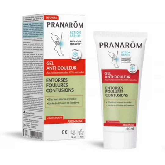 Pranarôm Aromalgic Gel Anti-Douleur Entorses Foulures Contusions 100 ml