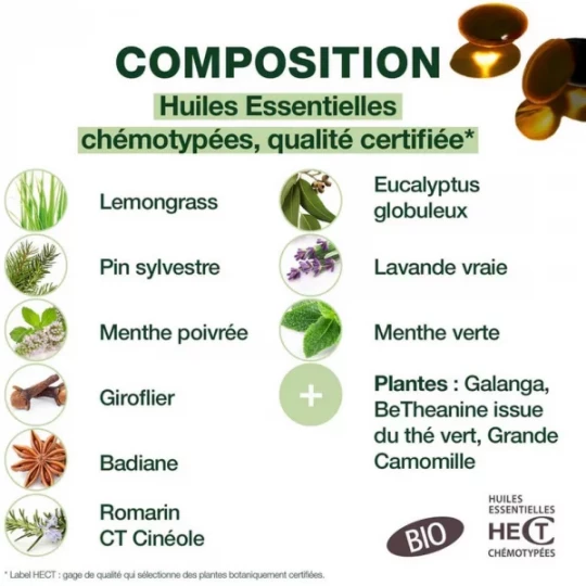 Pranarom Coups De Froid Jour/Nuit Capsules x 15 - image 3