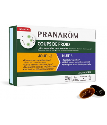 Pranarom Coups De Froid Jour/Nuit Capsules x 15