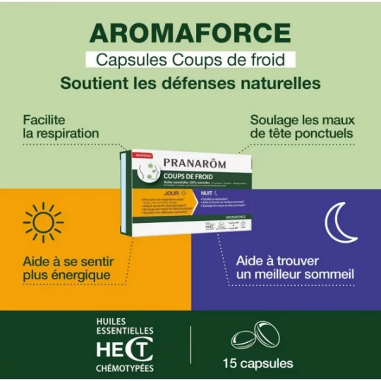 Pranarom Coups De Froid Jour/Nuit Capsules x 15 - image 5