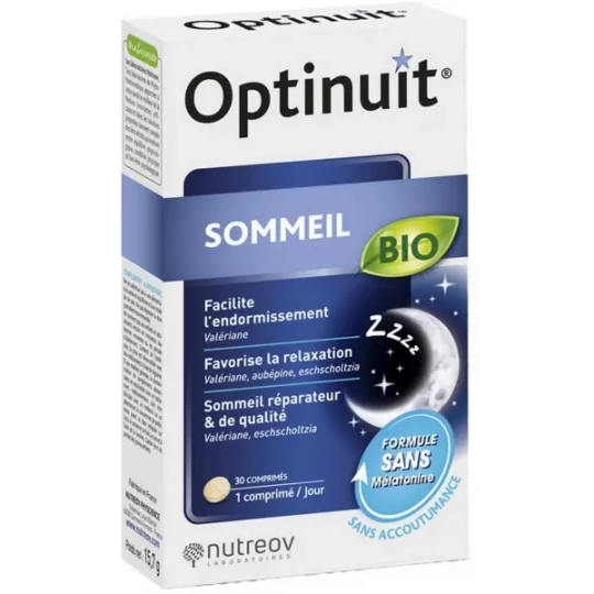 Nutreov Optinuit Sommeil Bio Comprimés x 30