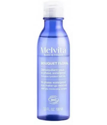 Melvita Bouquet Floral Démaquillant Yeux Bi-Phase Waterproof Bio 100ml
