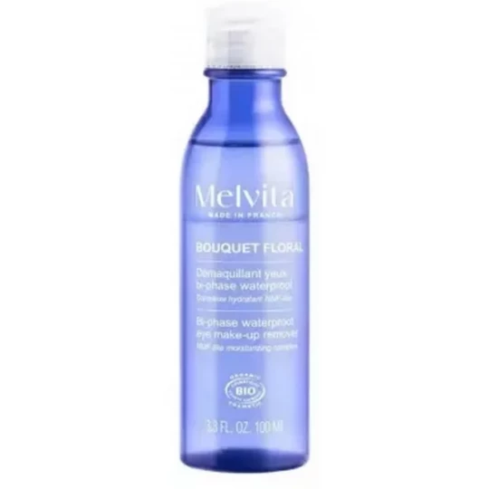 Melvita Bouquet Floral Démaquillant Yeux Bi-Phase Waterproof Bio 100ml