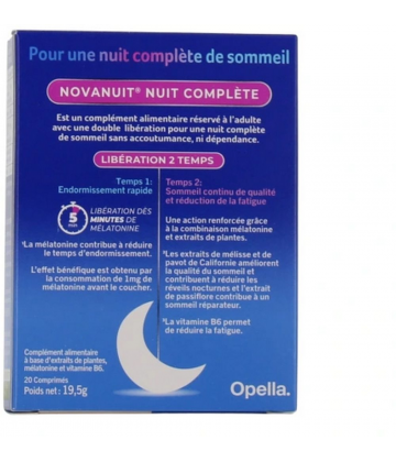 Novanuit Nuit Complète Comprimés x 20