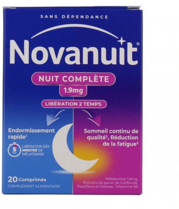 Novanuit Nuit Complète Comprimés x 20
