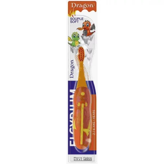 Elgydium Brosse à Dents Kids Dragon 2/6 ans
