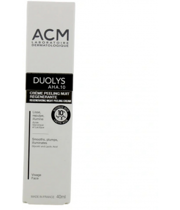 ACM Duolys AHA10 Crème Peeling de Nuit Régénérante 40 ml