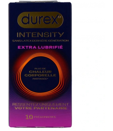 Durex Intensity Préservatifs Extra Lubrifiés x 10