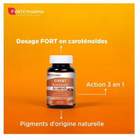 Forté Pharma Expert Autobronz Gummies x 60 - image 2