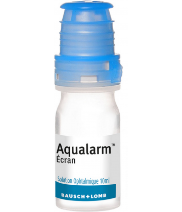 Aqualarm Écran Protection UV & Lumière Bleu Solution Ophtalmique 10 ml