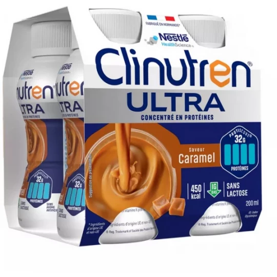Clinutren Ultra Saveur Caramel 4 x 200 ml