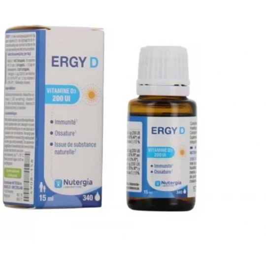 Ergy D Vitamine D3 200UI 15 ml