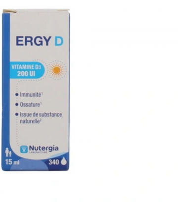 Ergy D Vitamine D3 200UI 15 ml