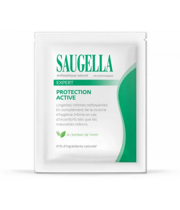 Saugella Antiseptique Naturel Expert Protection Active Lingettes x 10 - image 2