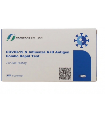 Safecare Autotest Covid Grippe Test x 1