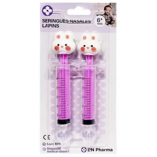 L2N Pharma Seringues Nasales Bébé x 2
