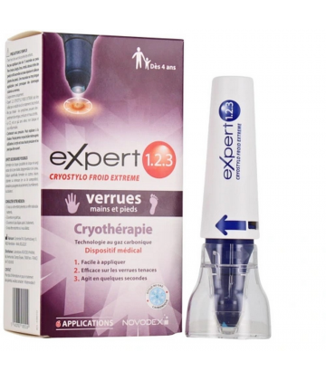 Novodex Expert 123 Cryostylo Verrues Mains et Pieds 14 ml