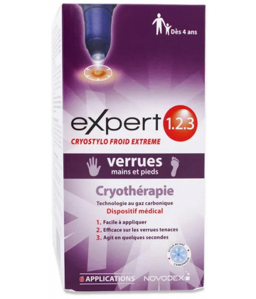 Novodex Expert 123 Cryostylo Verrues Mains et Pieds 14 ml