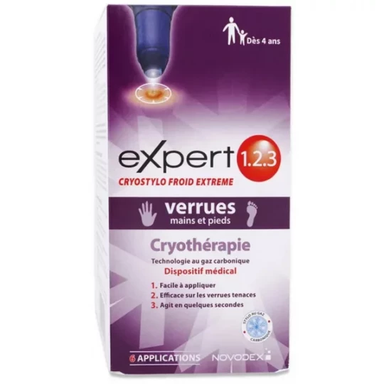Novodex Expert 123 Cryostylo Verrues Mains et Pieds 14 ml - image 2