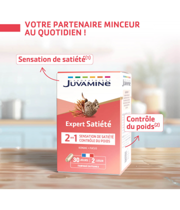 Juvamine Expert Satiete 2 En 1 Gélules x 60